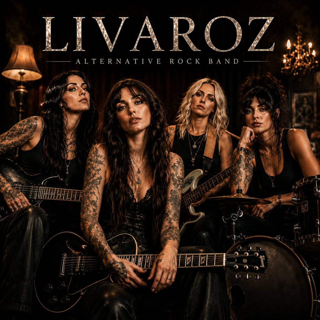 LIVAROZ cinematic alternative rock band by PHIL SEGURA
